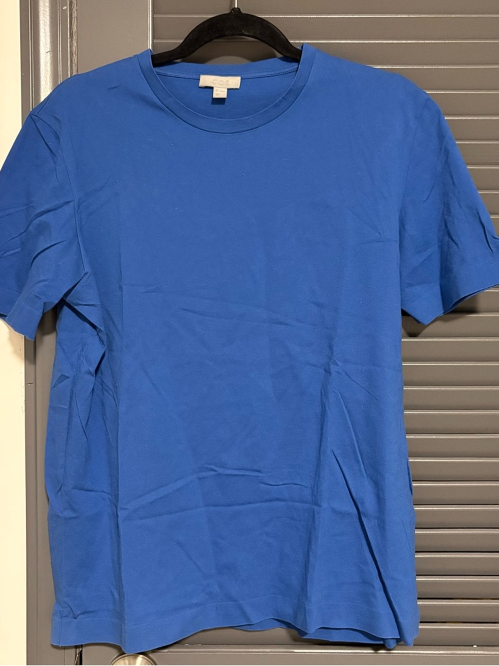 COS Royal Blue Short Sleeve Tee